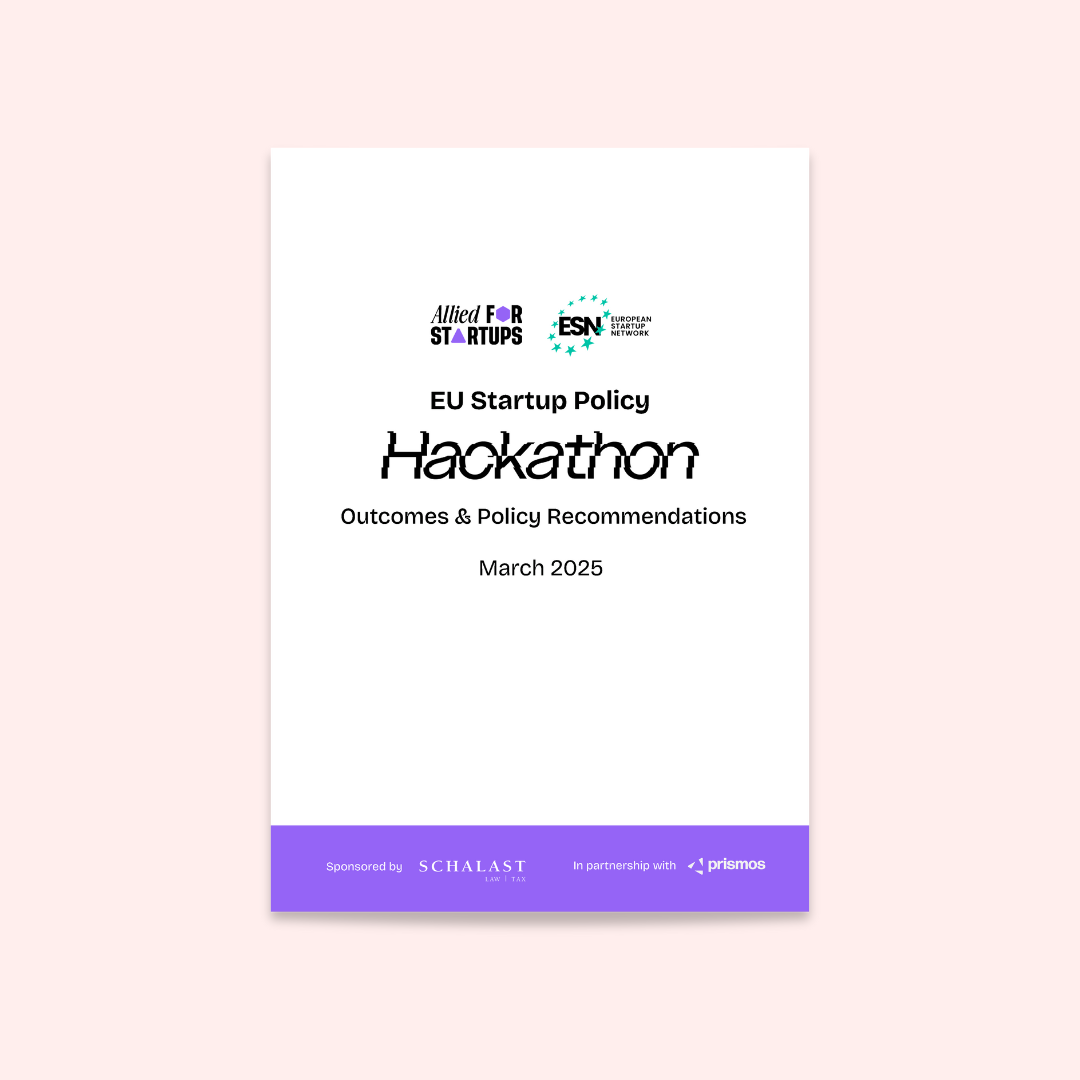 EU Startup Policy Hackathon Report: Outcomes and Policy Recommendations